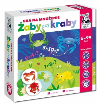 Żaby czy Kraby Gra Matematyczna na Mnożenie 6+ Kapitan Nauka