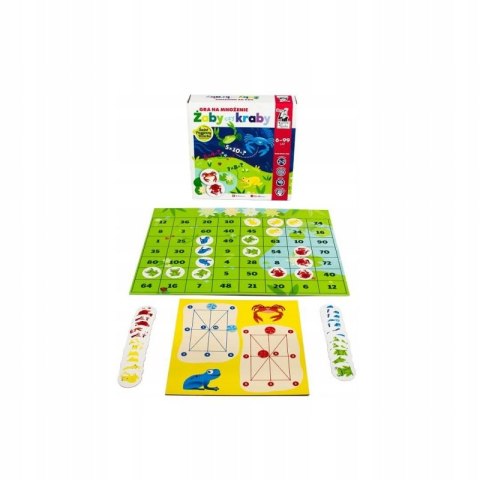 Żaby czy Kraby Gra Matematyczna na Mnożenie 6+ Kapitan Nauka