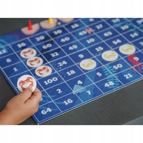 Żaby czy Kraby Gra Matematyczna na Mnożenie 6+ Kapitan Nauka