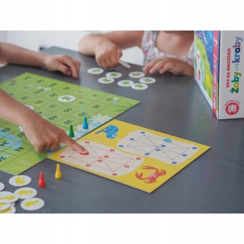 Żaby czy Kraby Gra Matematyczna na Mnożenie 6+ Kapitan Nauka