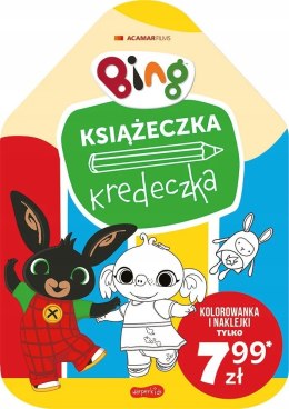 Bing Książeczka Kredeczka Kolorowanka i Naklejki Harperkids