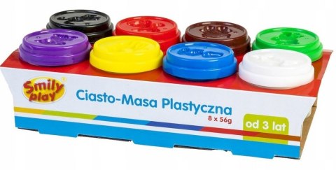 Ciasto masa 8 słoiczków Ciastolina Smily Play