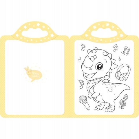 Dinusie. Zaczarowana Kredka. Malowanka z Naklejkami Aksjomat 4+