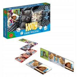 Domino Obrazkowe Koty Alexander Kotki