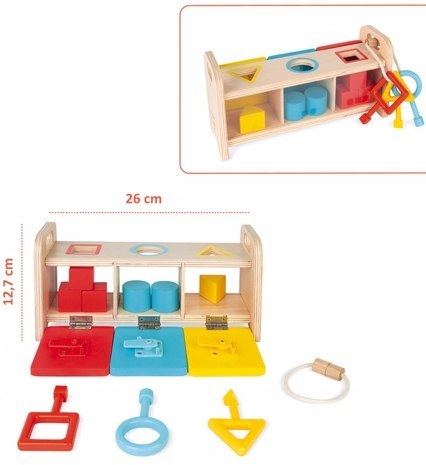 Drewniany sorter z kluczykami Essentiel Janod