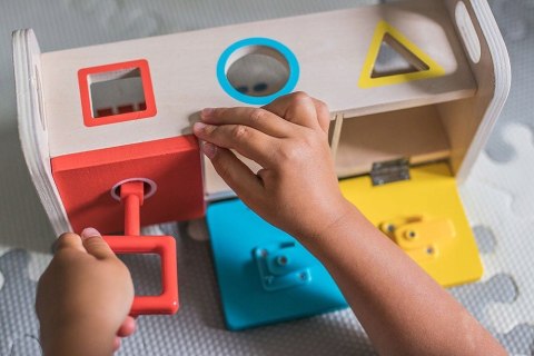 Drewniany sorter z kluczykami Essentiel Janod