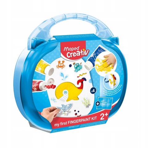 Farby do Malowania palcami Walizka Maped 2+