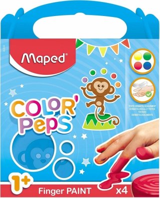 Farby do malowania palcami 4 kolory 812510 Maped