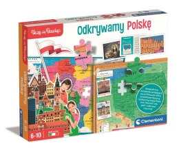Gra Edukacyjna Puzzle Odkrywamy Polskę 50776 Clementoni