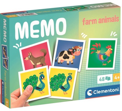 Gra Pamięciowa Memo Zwierzątka na Farmie 18316 Clementoni Memory