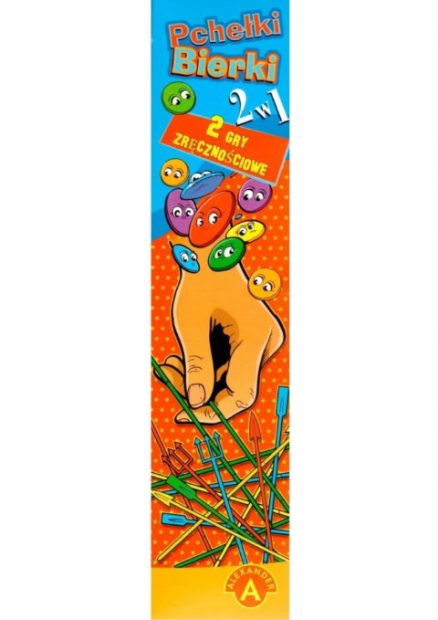 Gra zręcznościowa 2w1 bierki i pchełki Alexander