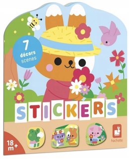 Janod Książeczka do wyklejania z naklejkami Wieś 18m+