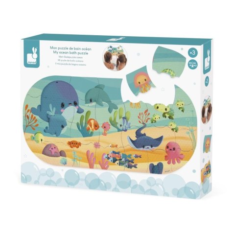 Janod Puzzle do kąpieli Ocean 28 elementów 3+