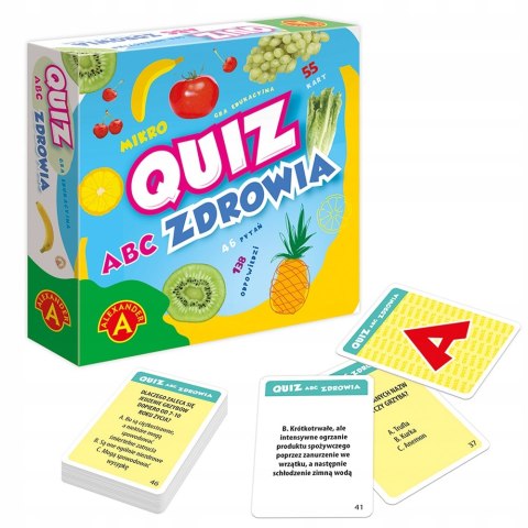 Kieszonkowa Gra Edukacyjna Quiz ABC Zdrowia Mikro Alexander