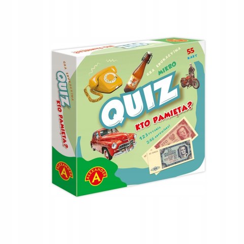 Kieszonkowa Gra Edukacyjna Quiz Kto Pamięta Mikro Alexander