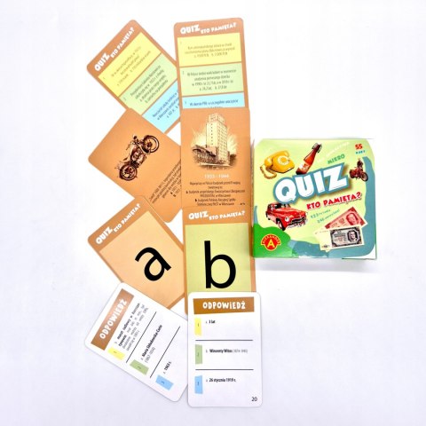 Kieszonkowa Gra Edukacyjna Quiz Kto Pamięta Mikro Alexander