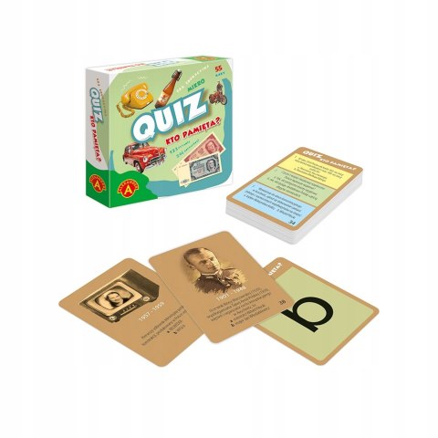 Kieszonkowa Gra Edukacyjna Quiz Kto Pamięta Mikro Alexander