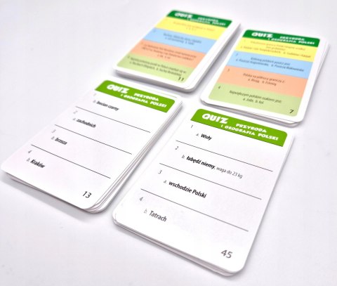 Kieszonkowa Gra Edukacyjna Quiz Przyroda i Geografia Polski Mikro Alexander