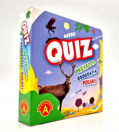 Kieszonkowa Gra Edukacyjna Quiz Przyroda i Geografia Polski Mikro Alexander