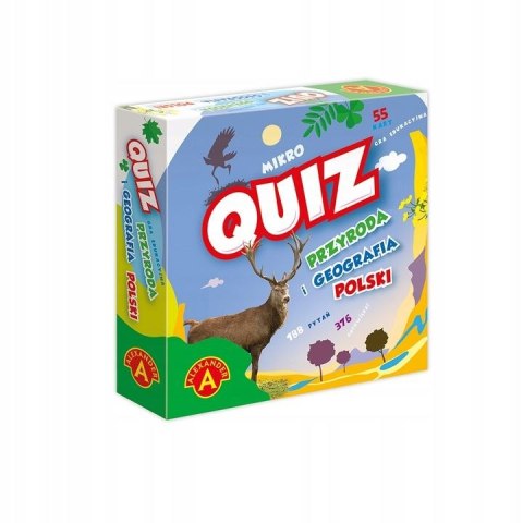 Kieszonkowa Gra Edukacyjna Quiz Przyroda i Geografia Polski Mikro Alexander
