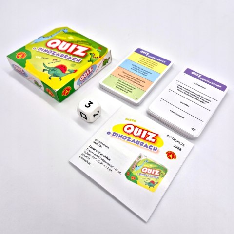 Kieszonkowa Gra Edukacyjna Quiz o Dinozaurach Mikro Alexander