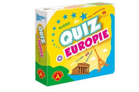 Kieszonkowa Gra Edukacyjna Quiz o Europie Mikro Alexander