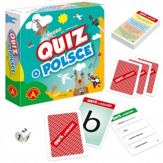 Kieszonkowa Gra Edukacyjna Quiz o Polsce Mikro Alexander