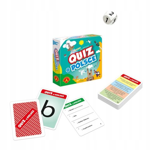 Kieszonkowa Gra Edukacyjna Quiz o Polsce Mikro Alexander