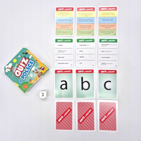 Kieszonkowa Gra Edukacyjna Quiz o Polsce Mikro Alexander