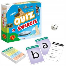 Kieszonkowa Gra Edukacyjna Quiz o Świecie Mikro Alexander