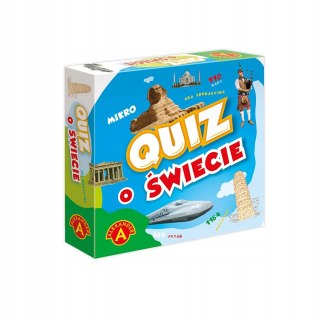 Kieszonkowa Gra Edukacyjna Quiz o Świecie Mikro Alexander