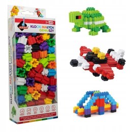 Klocki Małych Geniuszy 118420 Przestrzenne Konstrukcyjne 160 elementów