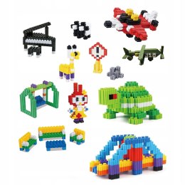 Klocki Małych Geniuszy 118420 Przestrzenne Konstrukcyjne 160 elementów