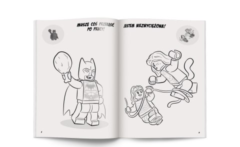 LEGO Batman Kolorowanka z Naklejkami Malowanka