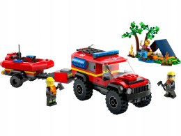 Lego City 60412 Terenowy wóz strażacki z łodzią