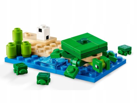 Lego Minecraft 21254 Domek na plaży żółwi