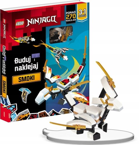 Lego Ninjago Buduj i naklejaj smoki Naklejki