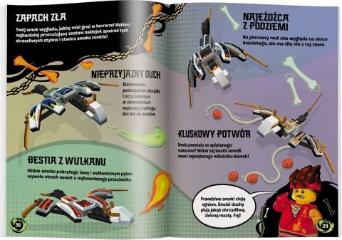 Lego Ninjago Buduj i naklejaj smoki Naklejki