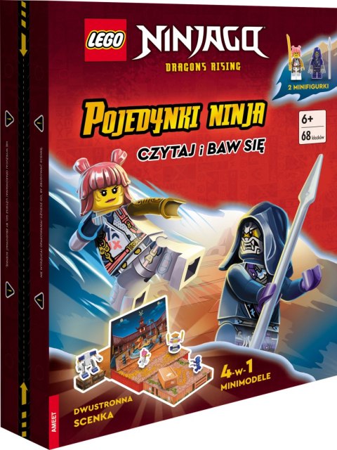 Lego Ninjago Pojedynki Ninja Czytaj i Baw się 68 Klocków 2 Minifigurki