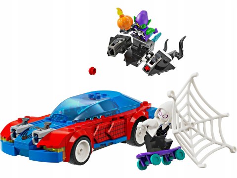 Lego Super Heroes 76279 Samochód wyścigowy Spider-Mana Zielony Goblin Venom