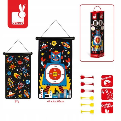 Magnetyczna Gra w rzutki Roboty Janod
