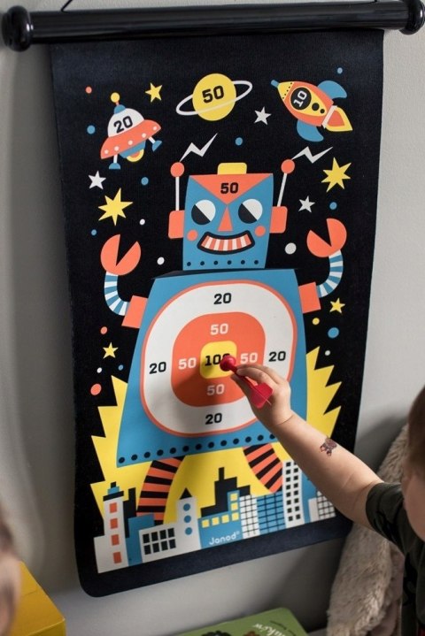 Magnetyczna Gra w rzutki Roboty Janod