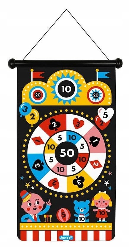 Magnetyczna Gra w rzutki Wesołe Miasteczko Janod