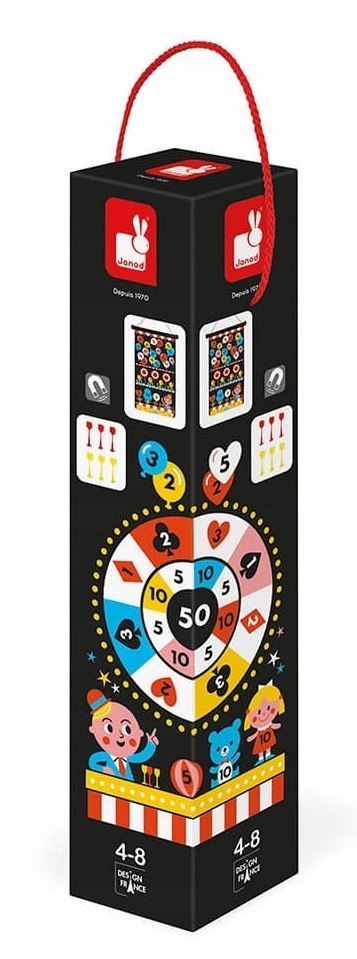 Magnetyczna Gra w rzutki Wesołe Miasteczko Janod