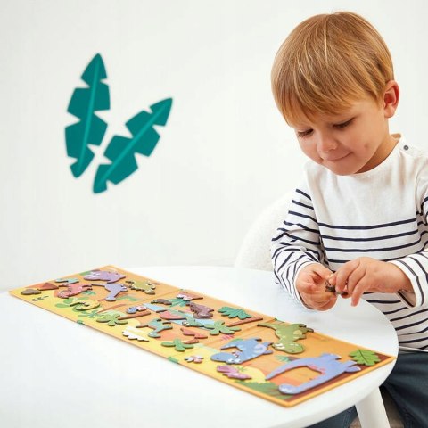Magnetyczna Układanka Dinozaury Magneti'stories 3+, Janod J05450