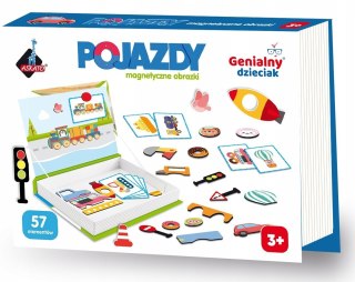 Magnetyczna Układanka Pojazdy Askato Samochody