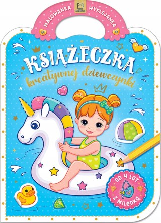 Malowanka Wyklejanka Z Milenką 4+ Książeczka Aksjomat