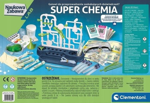 Mały Chemik Super chemia 50805 Clementoni Naukowa zabawa