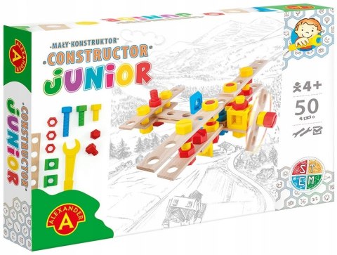 Mały Konstruktor Junior Samolot Drewniany Alexande