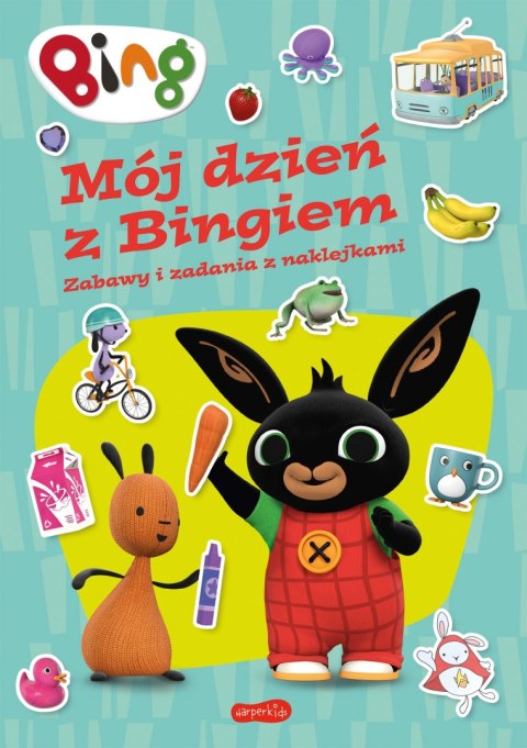 Mój dzień z Bingiem Zabawy i zadania z naklejkami Harperkids